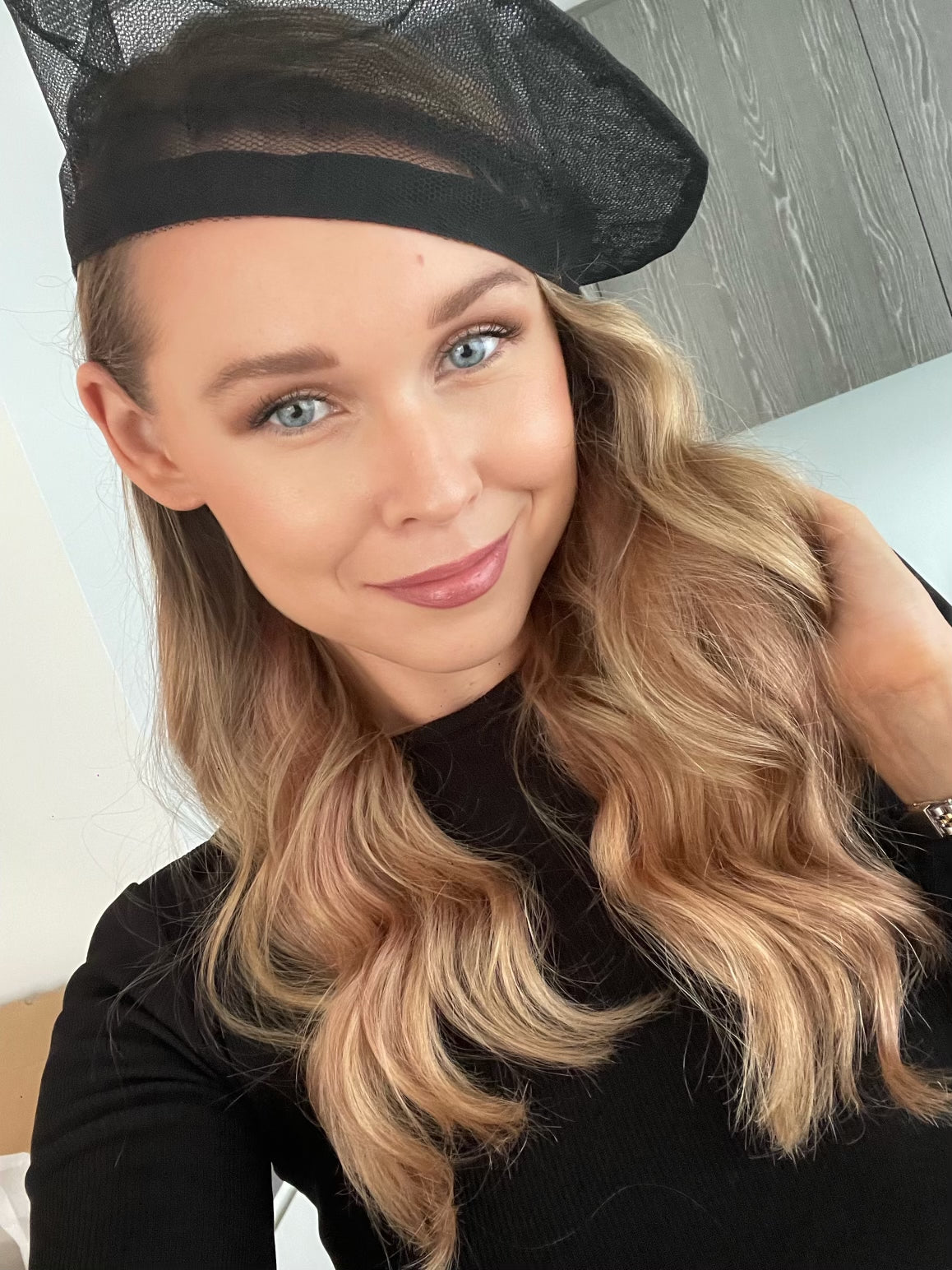 Millinery | Black beret