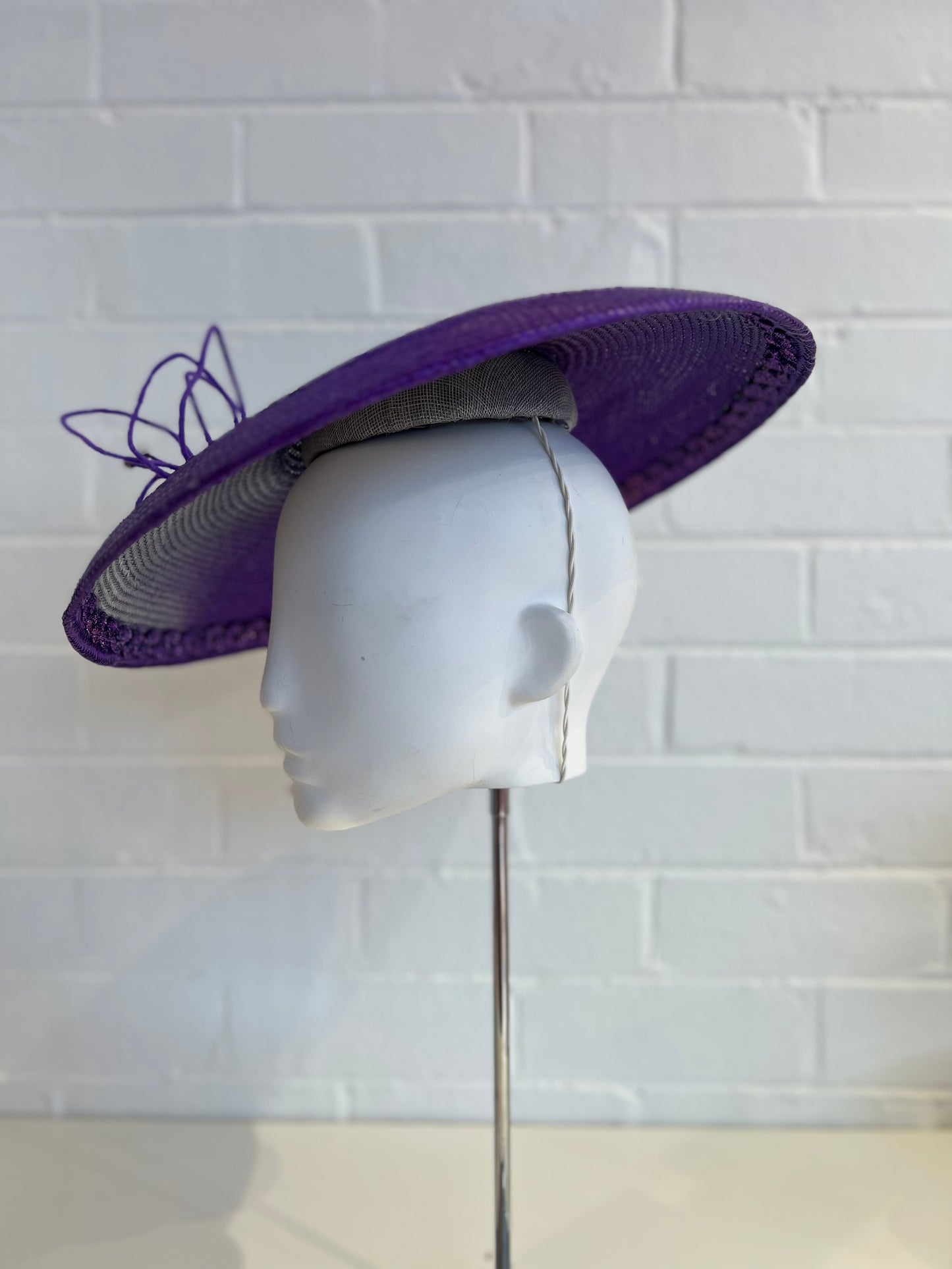 Millinery | Amelia Royal Purple
