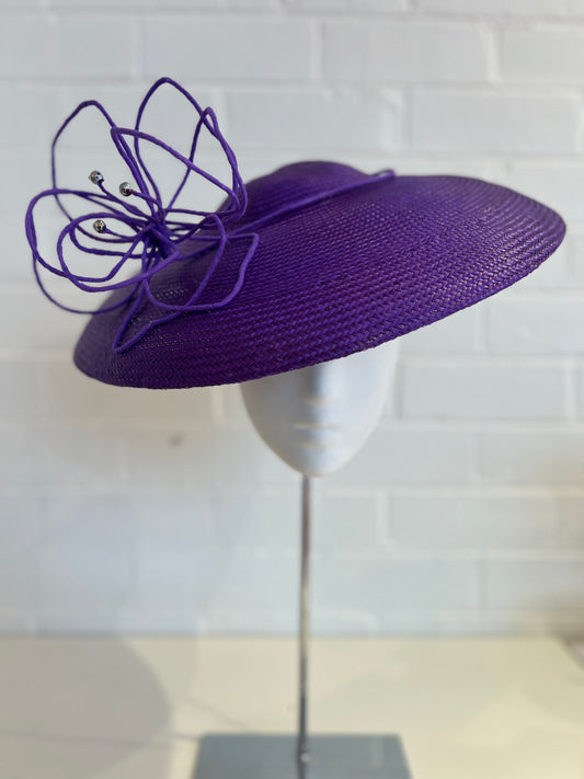 Millinery | Amelia Royal Purple