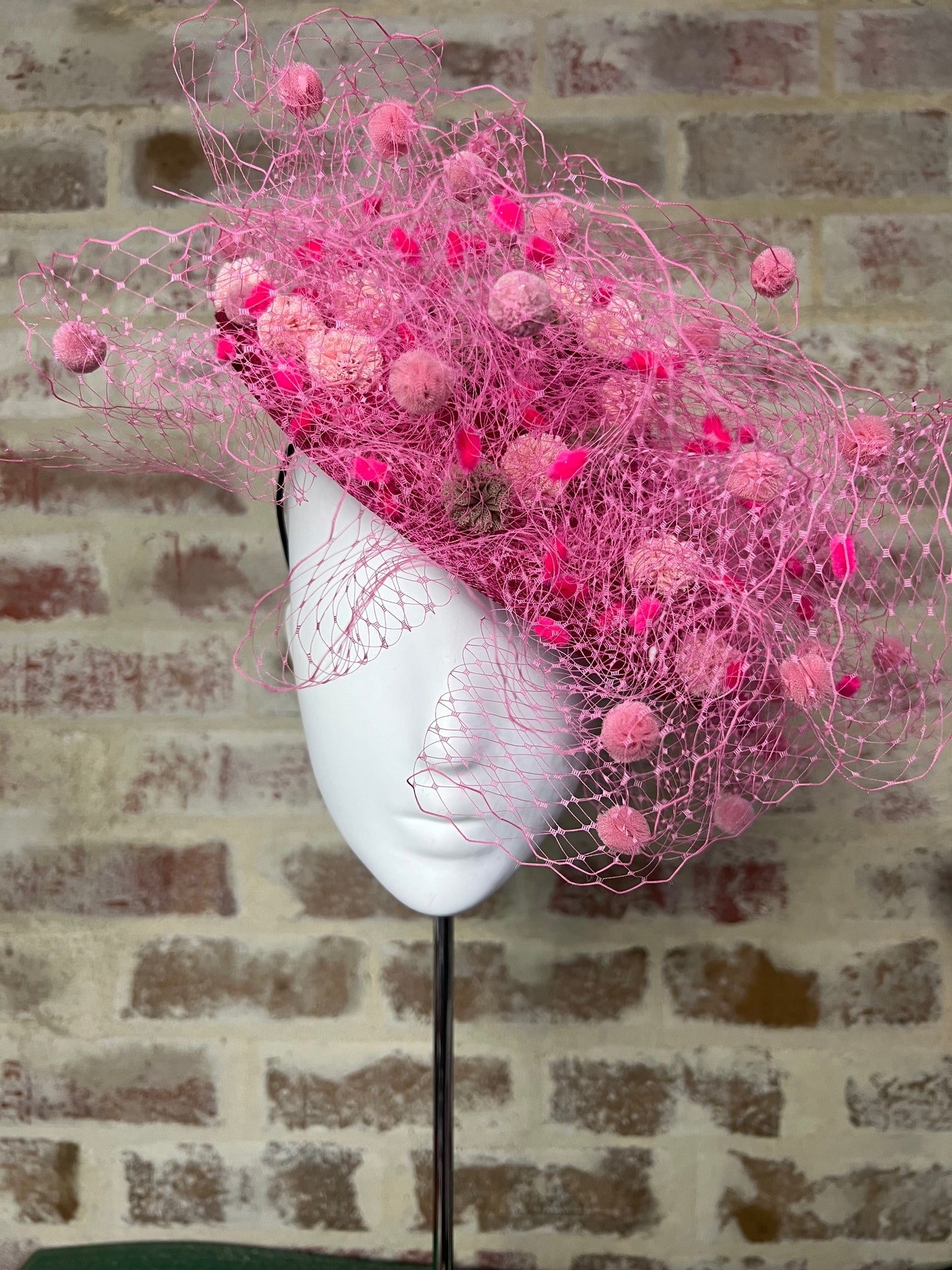 Millinery | Pretty in Pom Pom Pink