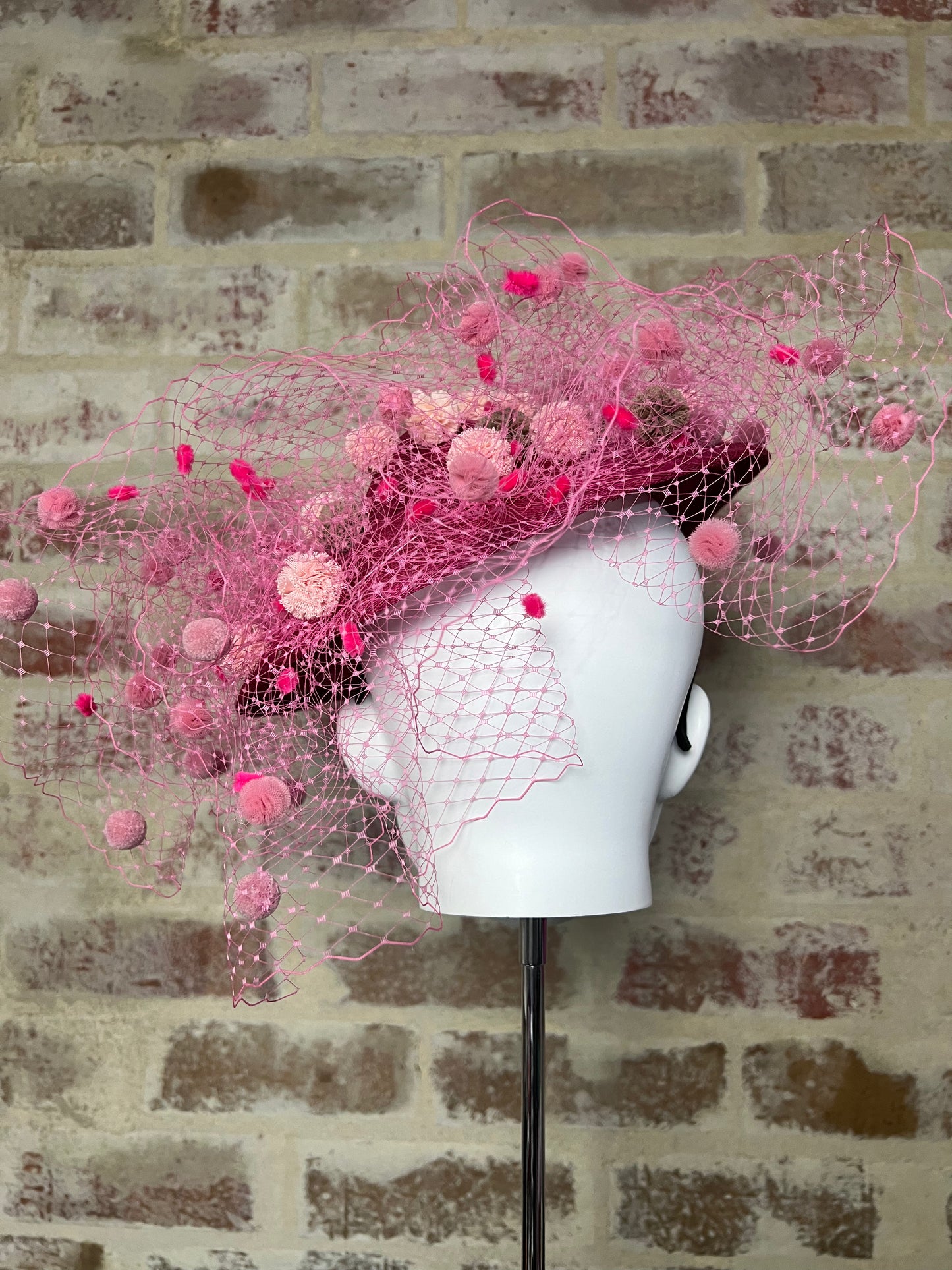 Millinery | Pretty in Pom Pom Pink