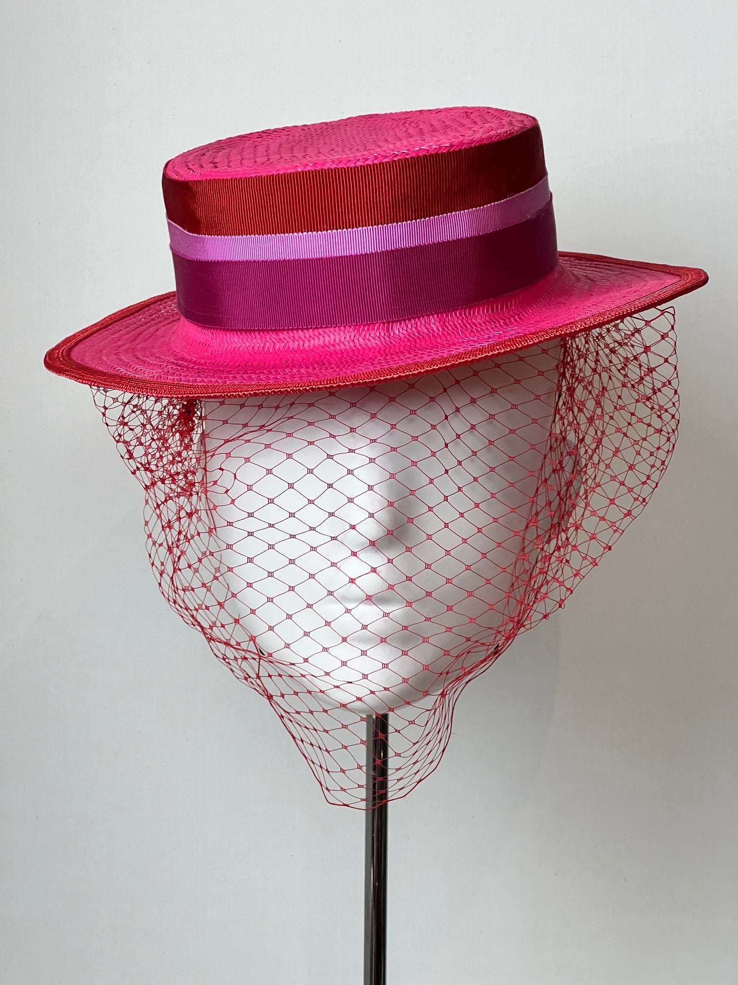 Millinery | Hot Pink Boater
