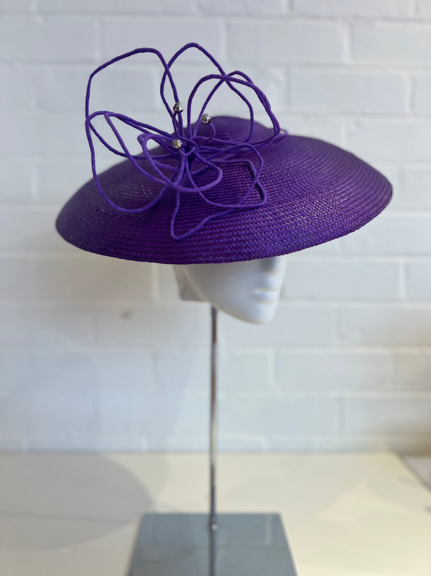 Millinery | Amelia Royal Purple