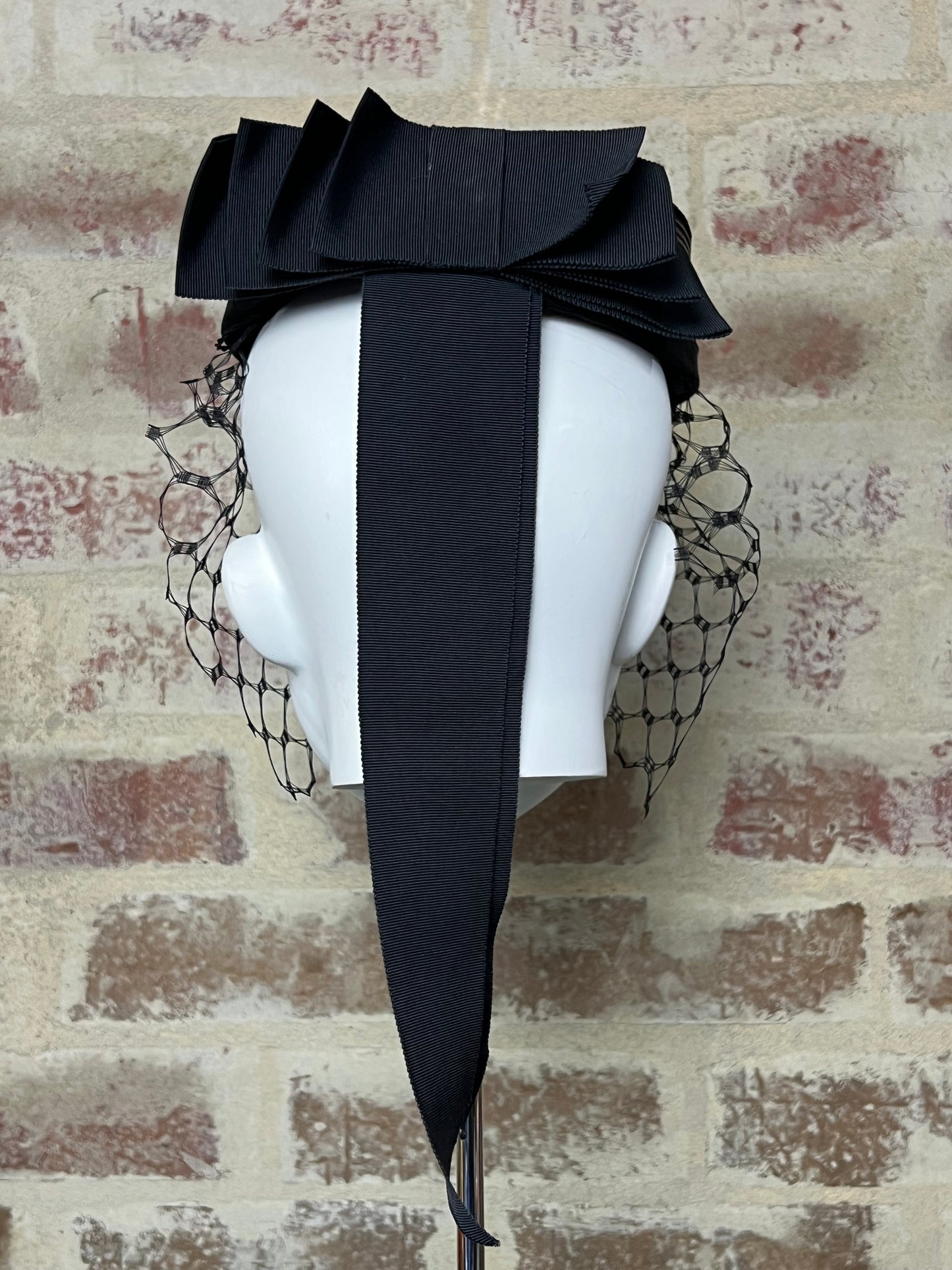 Millinery | Hostess Hat with removable veiling