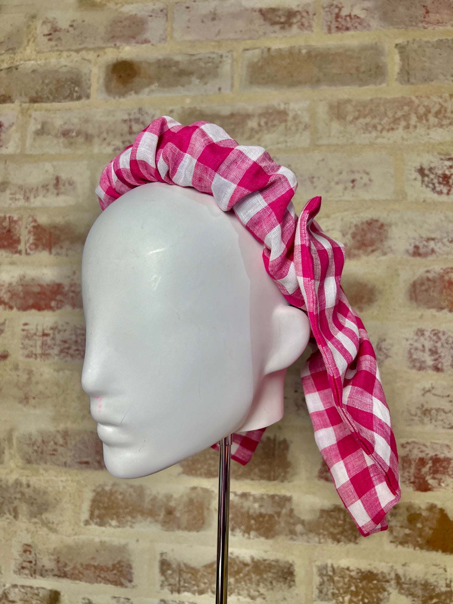 Millinery | Gingham bow & headband