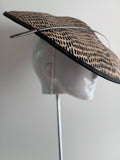 Millinery | Animal print large brim