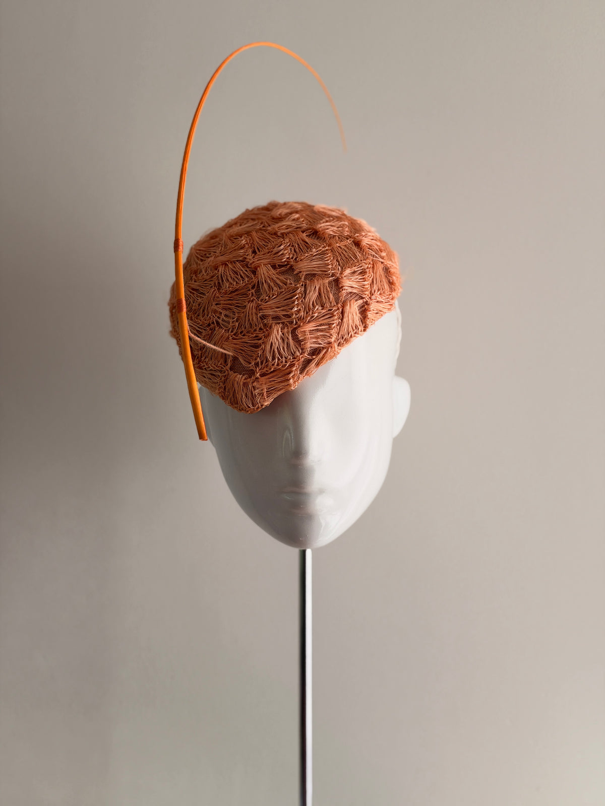 Millinery | Vintage straw teardrop