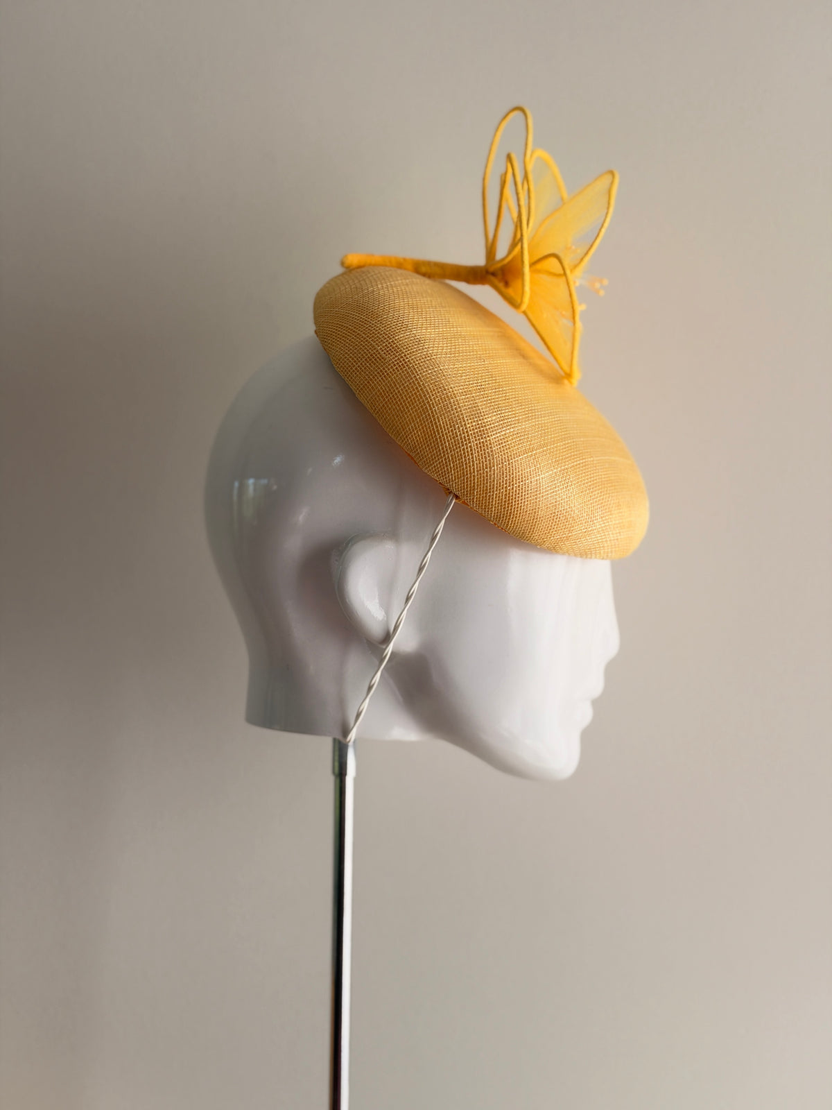 Millinery | Sunshine yellow beret