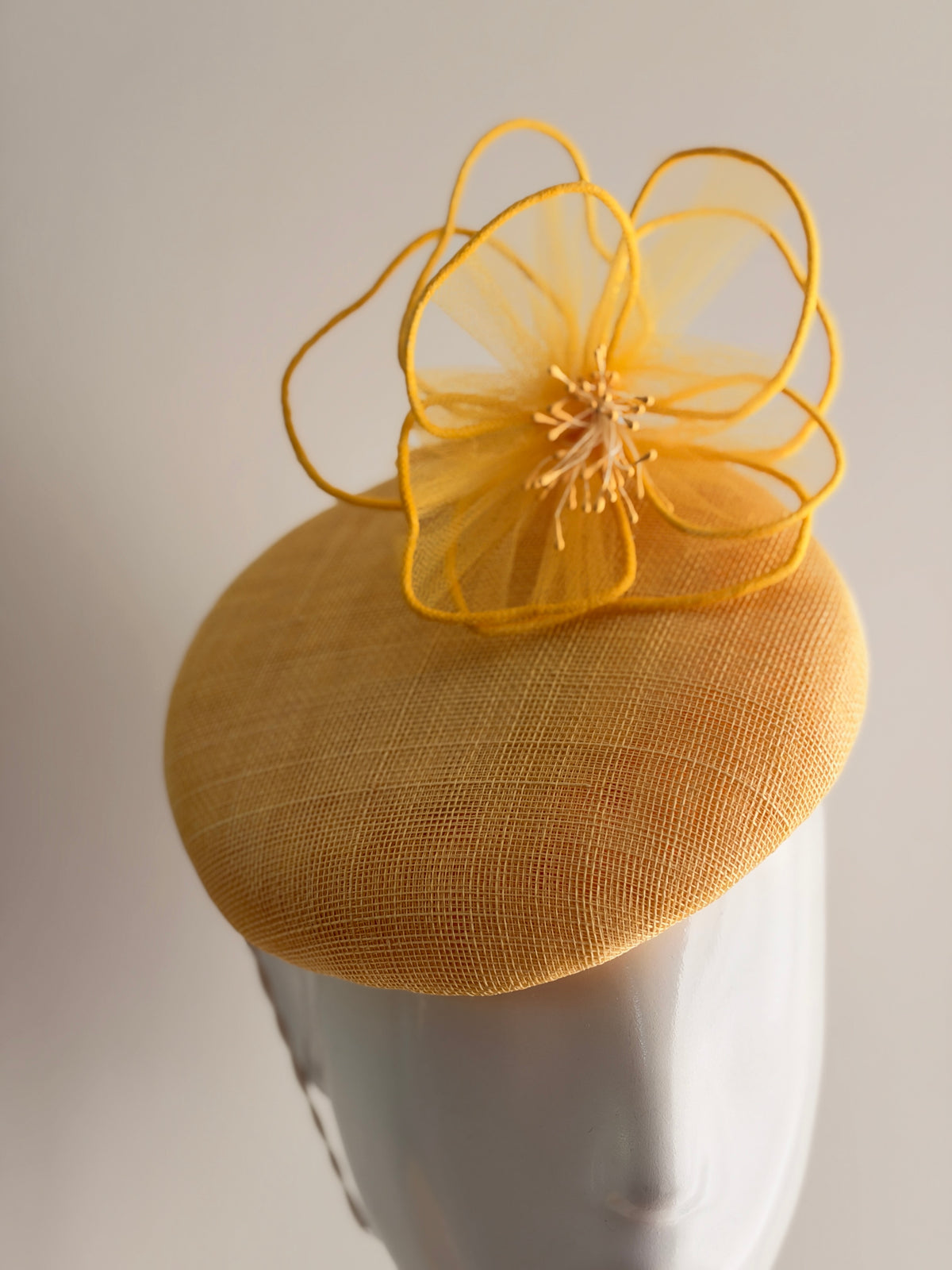 Millinery | Sunshine yellow beret