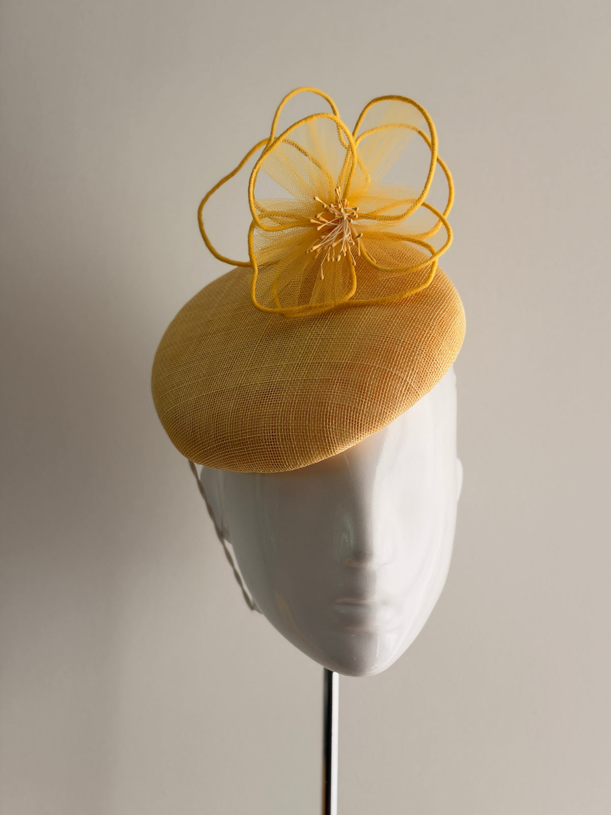 Millinery | Sunshine yellow beret