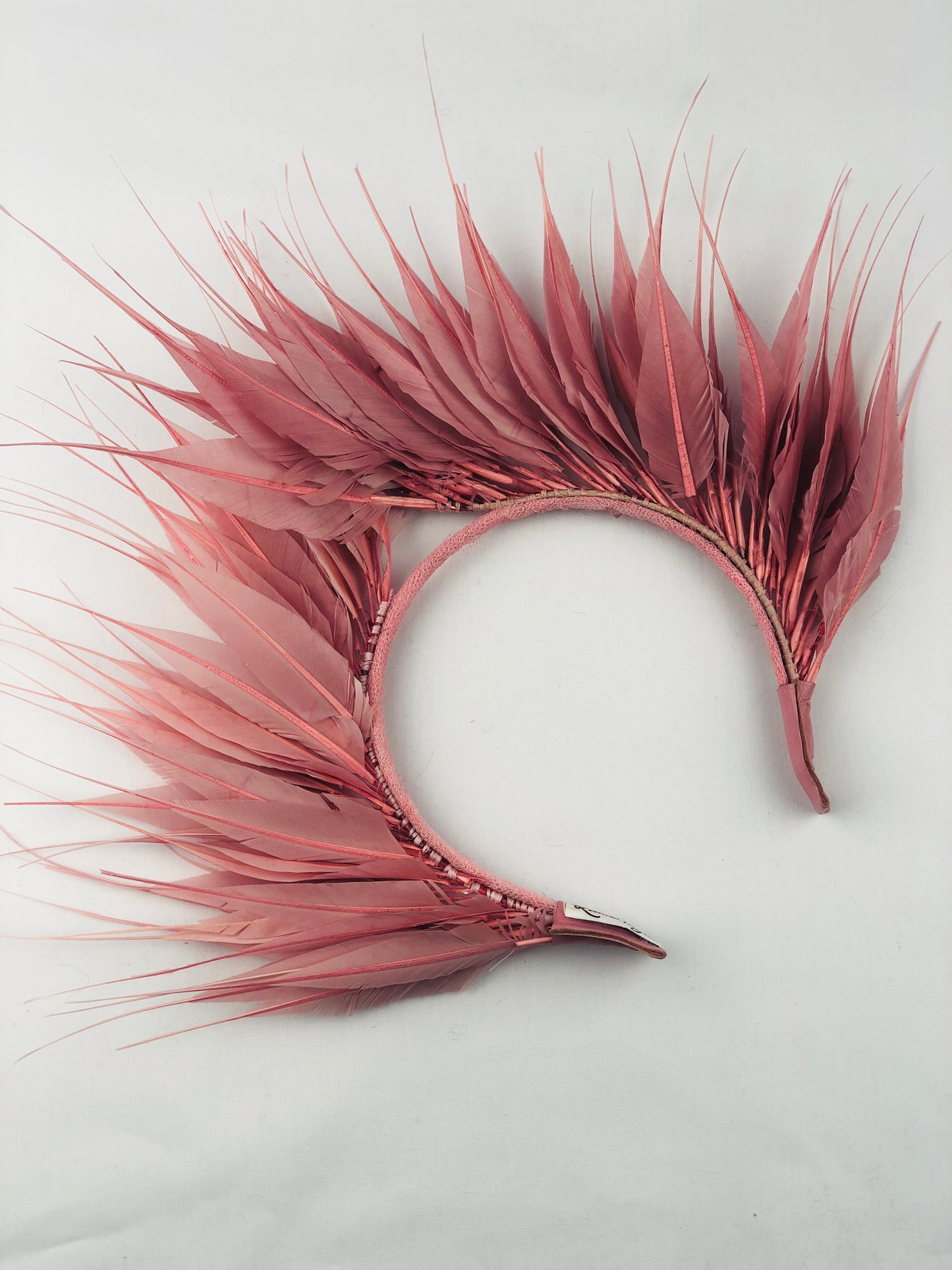 Soft Pink Feathered Crown