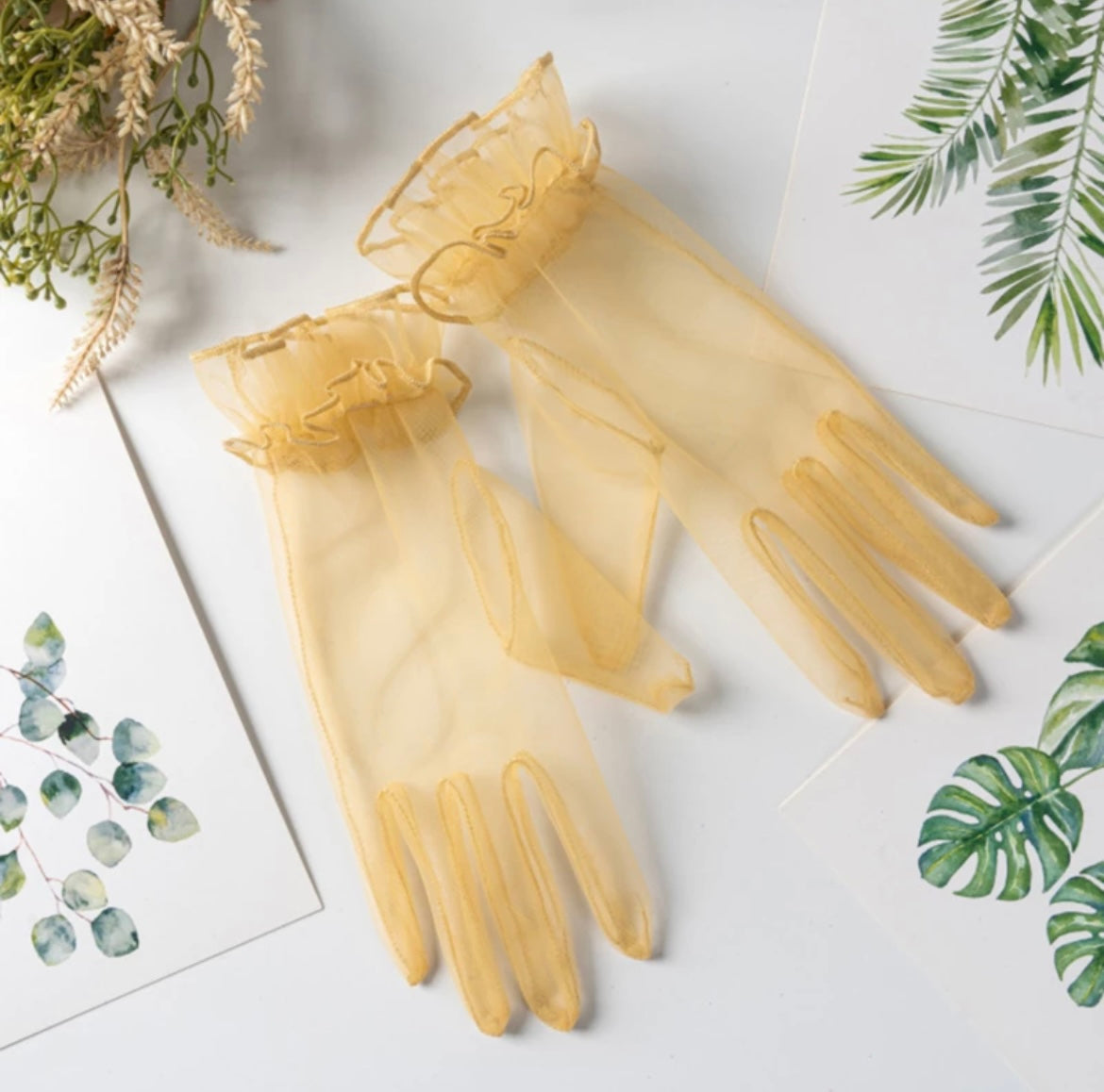 Tulle Gloves