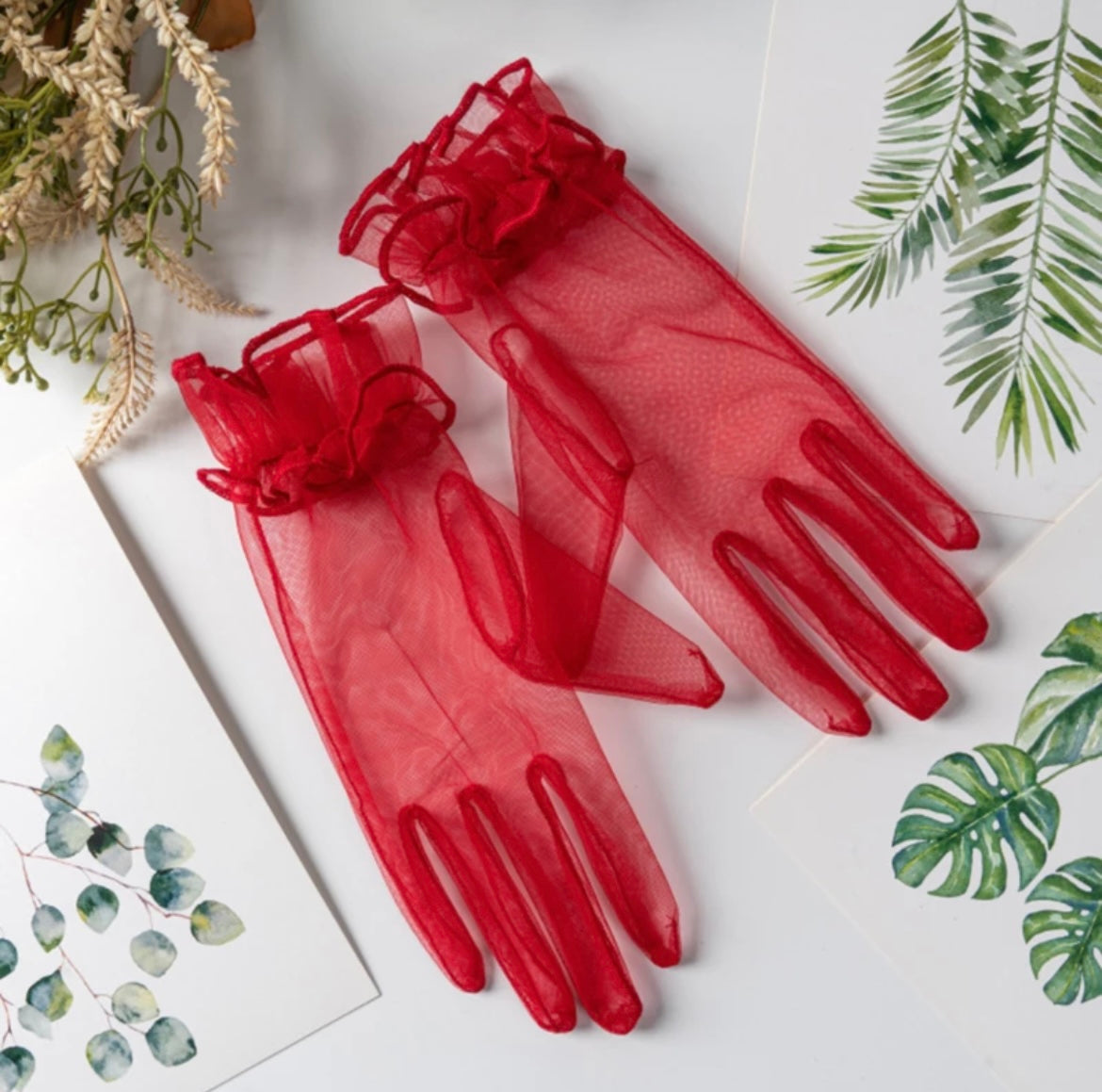 Tulle Gloves
